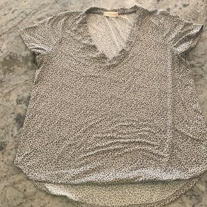 Altar’d State leopard v-neck tee